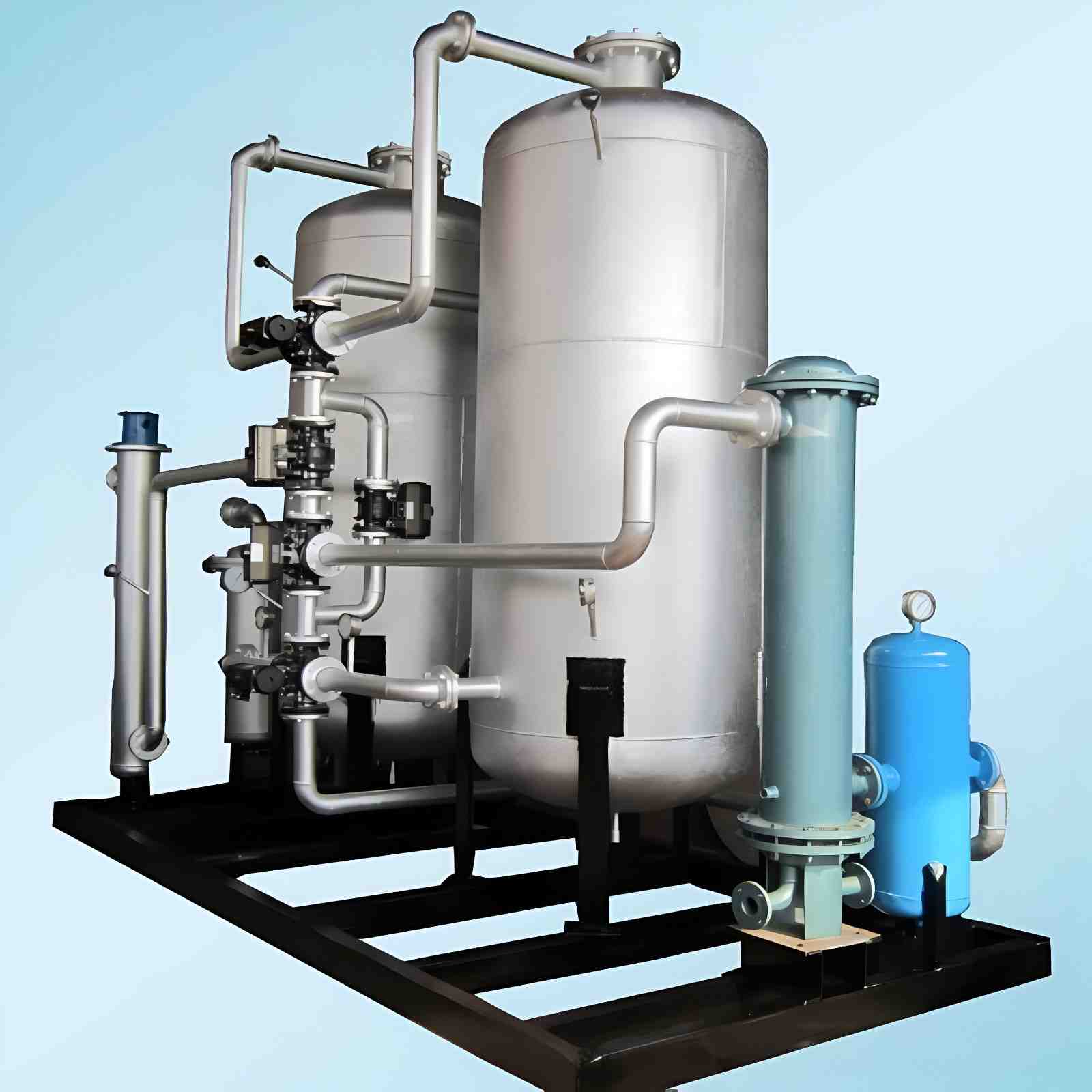 NO PURGE LOSS SPLIT FLOW TYPE DRYER